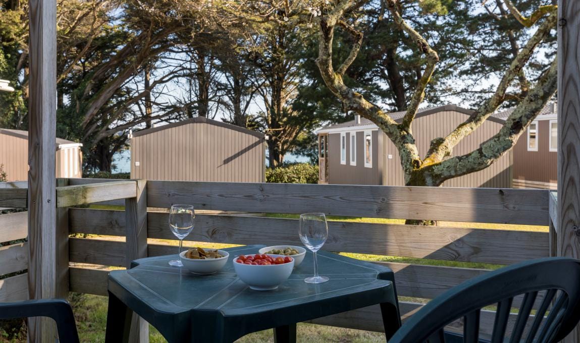 salon-mobil home bigoreau-camping bilouris-Golfe du Morbihan