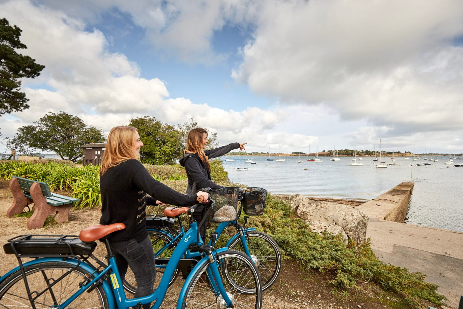 piste cyclable prequ'île de Rhuys - camping à Arzon