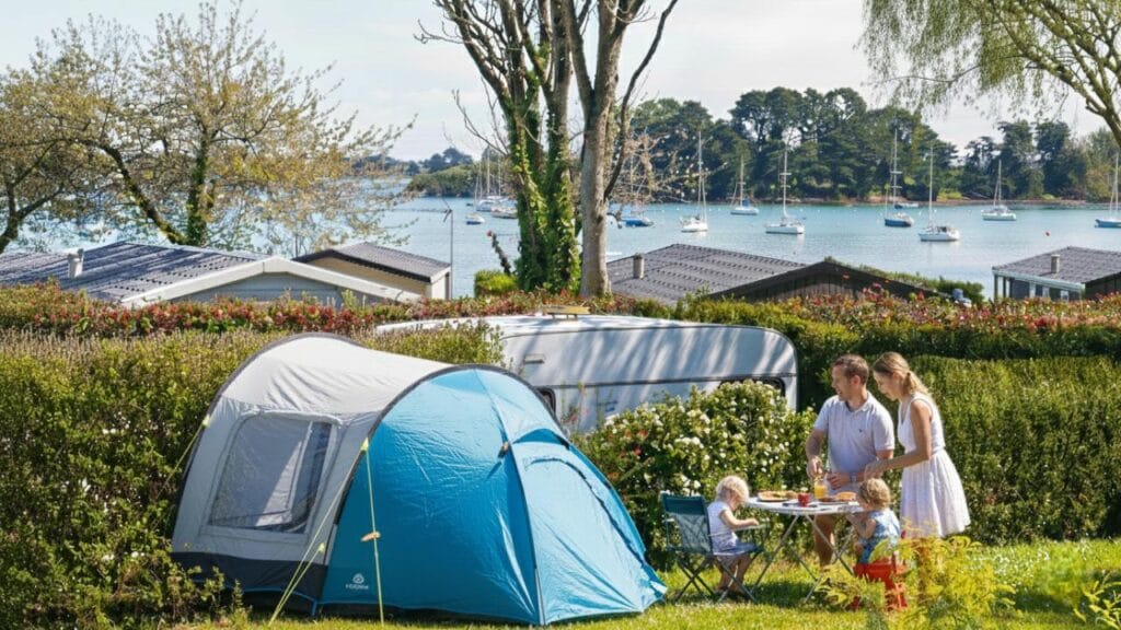 emplacement camping golfe du morbihan