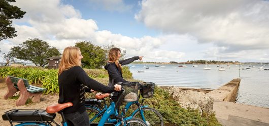 piste cyclable prequ'île de Rhuys - camping à Arzon