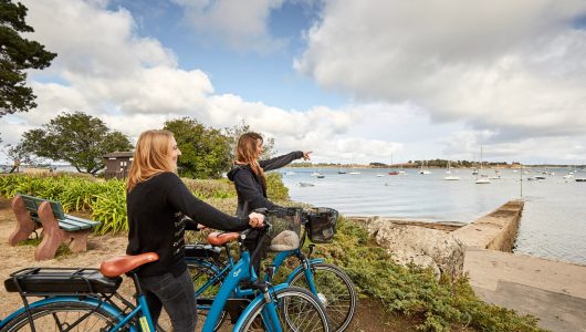 piste cyclable prequ'île de Rhuys - camping à Arzon