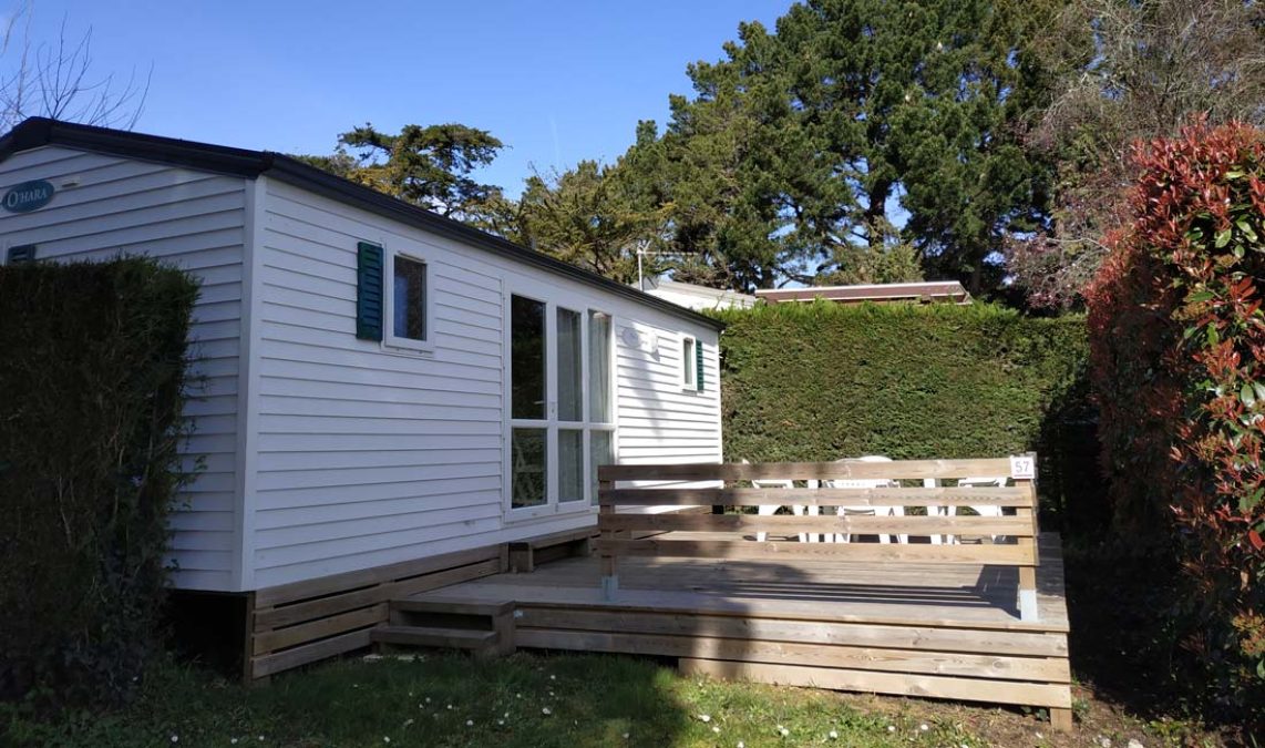 mobil home palourde-camping bilouris-Golfe du Morbihan